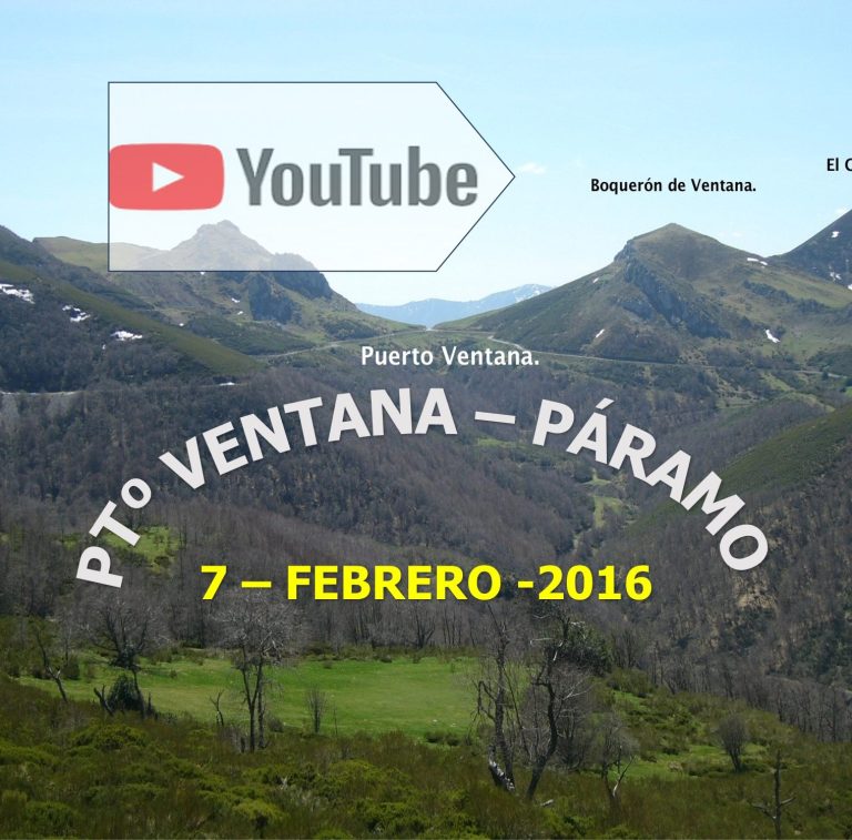 Vídeo en YOUTUBE de la ruta del 24/01/2016