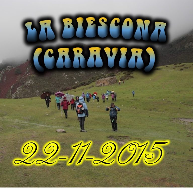 Fotos y vídeos de la ruta por La Biescona del 22/11/2015